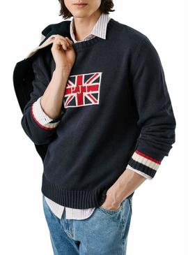 Camisola Pepe Jeans Patrick marinho para homem.