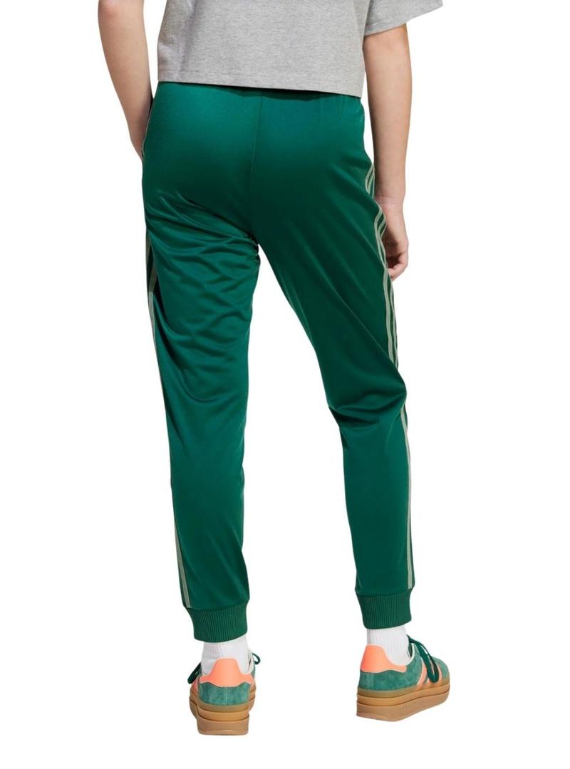 Calça Adidas Adicolor SST verde para menina e menino