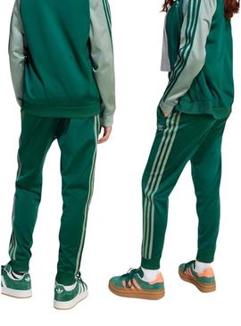 Calça Adidas Adicolor SST verde para menina e menino