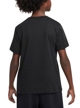 FZ5177-010 K Nsw Tee Emb Futura Lbr Big Kids'