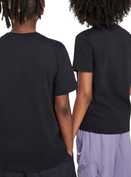 FZ5177-010 K Nsw Tee Emb Futura Lbr Big Kids'