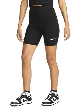 Calças curtas Nike Sportswear Classic Biker Pretas para Mulher.