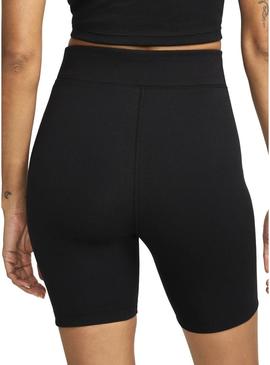 Calças curtas Nike Sportswear Classic Biker Pretas para Mulher.