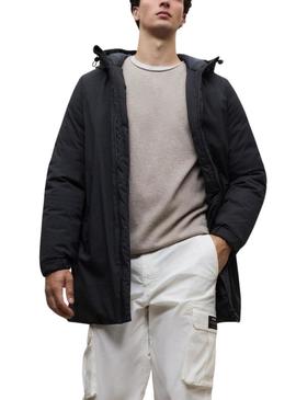 Casaco Ecoalf Pasu preto para homem
