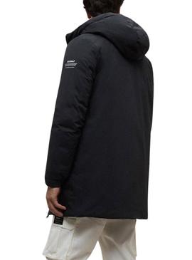 Casaco Ecoalf Pasu preto para homem