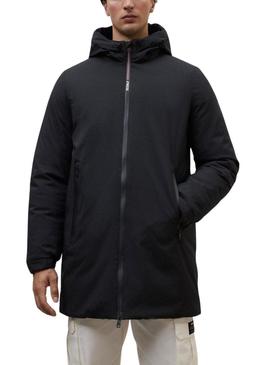 Casaco Ecoalf Pasu preto para homem