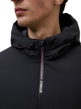 Casaco Ecoalf Pasu preto para homem