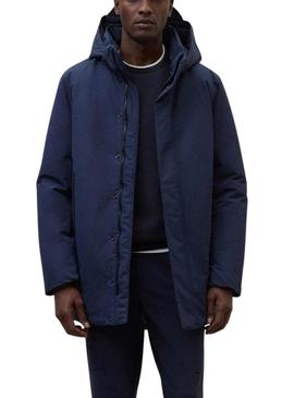 Casaco Ecoalf Parko marinho para homens.
