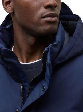 Casaco Ecoalf Parko marinho para homens.