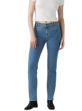 Calça jeans Levis 314 Shaping Tailored reto para mulher