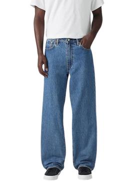 Calças de ganga Levis 578 Baggy azul para homem.