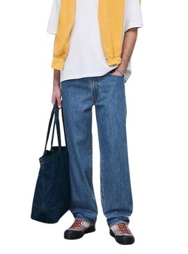 Calças de ganga Levis 578 Baggy azul para homem.