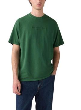 Camiseta Levis Vintage Fit Graphic verde para homem