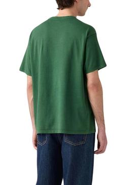 Camiseta Levis Vintage Fit Graphic verde para homem