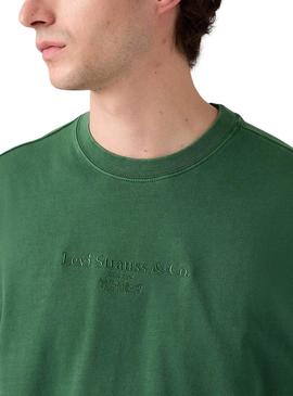 Camiseta Levis Vintage Fit Graphic verde para homem