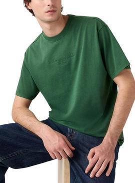 Camiseta Levis Vintage Fit Graphic verde para homem