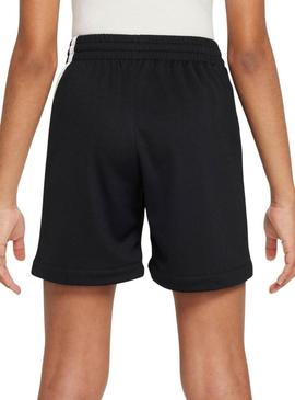 Bermuda Nike Multi preto para meninos e meninas.