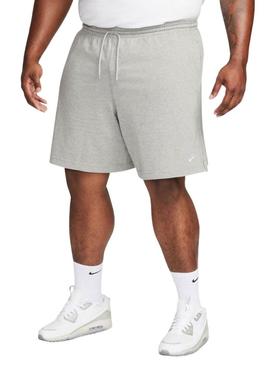 Bermudas Nike Club cinza para homens.