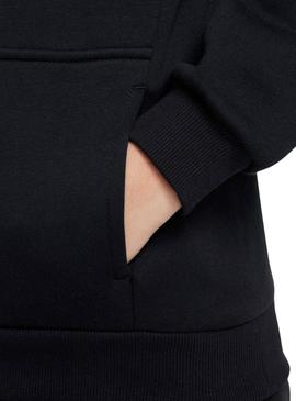 Moletom Nike Sportswear Club preto para meninos e meninas.