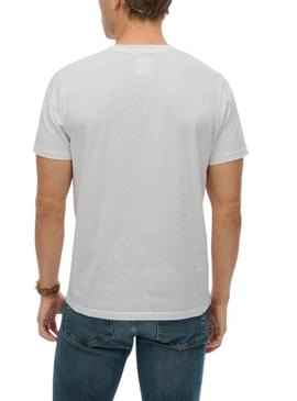 Camiseta Superdry Great Outdoors branca para homem