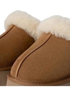 Sapatos UGG Disquette camel para mulher