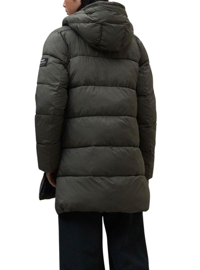 Casaco acolchoado Ecoalf Marangu verde para mulher