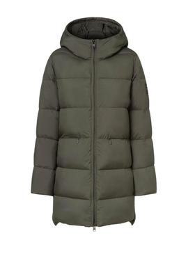 Casaco acolchoado Ecoalf Marangu verde para mulher