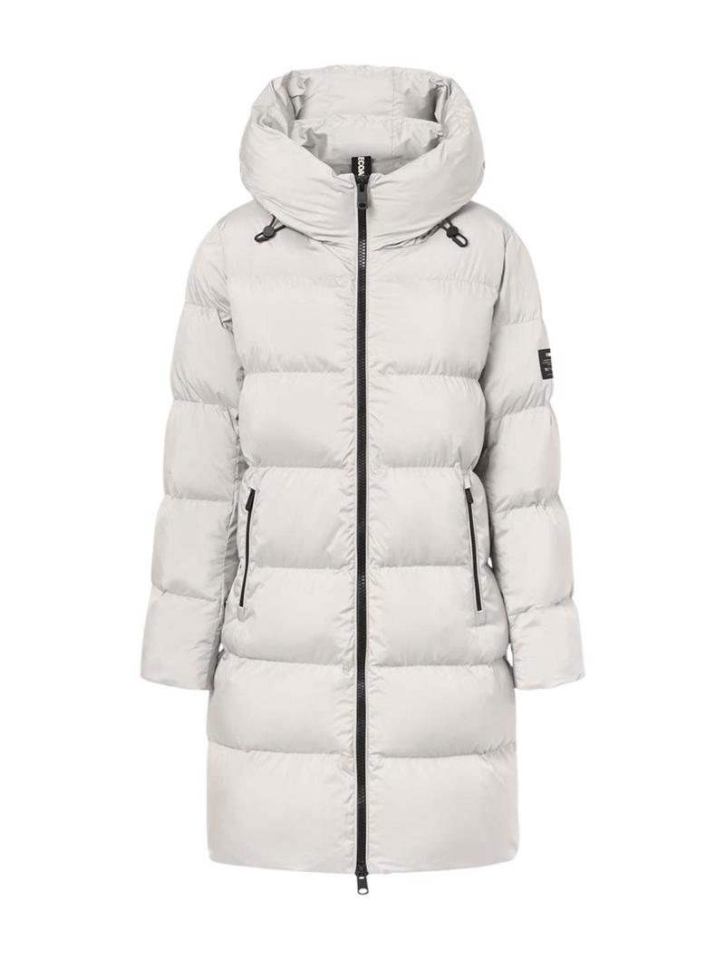Casaco Ecoalf acolchoado Manlie branco para mulher