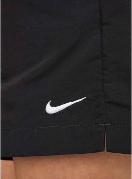 Shorts Nike Sportswear Everything Wovens preto para mulher.