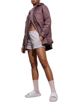 Chinelos Nike Calm bege para mulher.