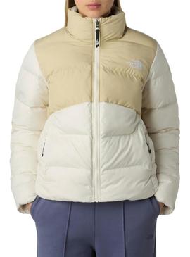Jaqueta The North Face Saikuru bege para mulher.