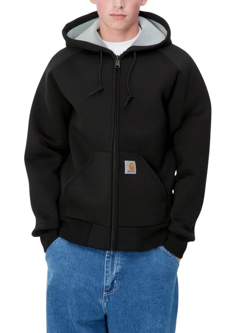 Jaqueta Carhartt Car Lux preta para homem.