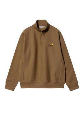 Moletom Carhartt Half Zip marrom para Homem