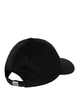 Boné Carhartt Harlem em veludo cotelê preto para mulheres e homens