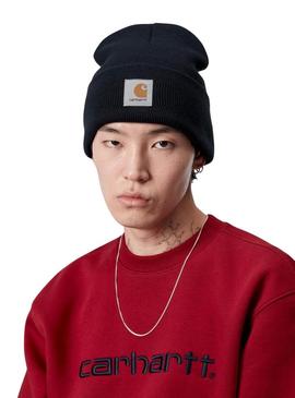 Gorro Carhartt Watch azul marino para mulher e homem