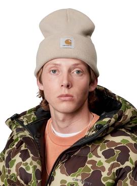 Gorro Carhartt Watch bege para mulher e homem.