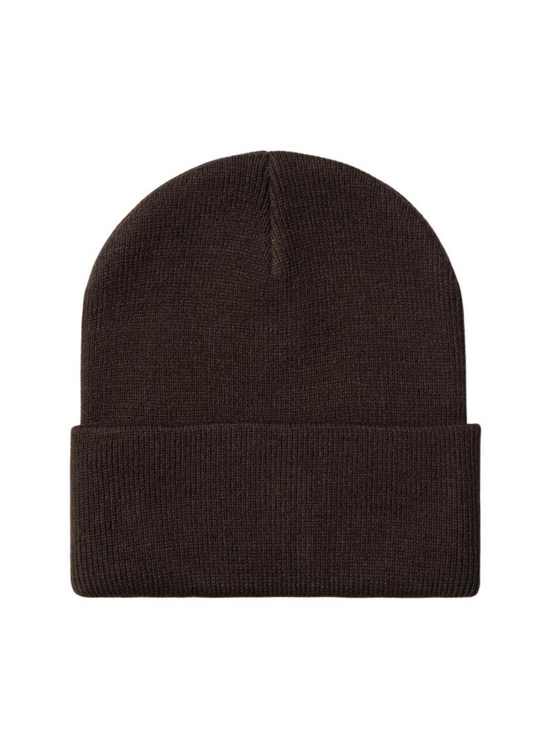 Gorro Carhartt Watch curto marrom para mulher e homem.