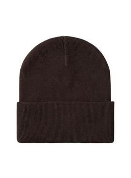 Gorro Carhartt Watch curto marrom para mulher e homem.