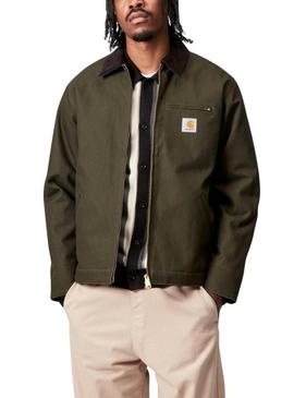 Jaqueta Carhartt Detroit verde para homem.