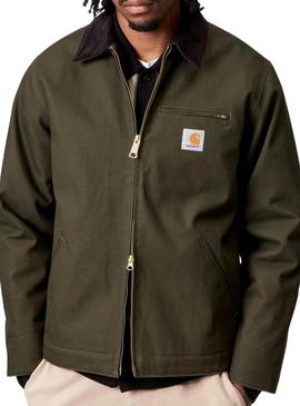 Jaqueta Carhartt Detroit verde para homem.