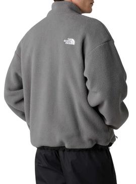 Jaqueta polar The North Face Yumiori reversível cinza para homem