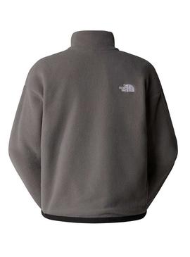 Jaqueta polar The North Face Yumiori reversível cinza para homem