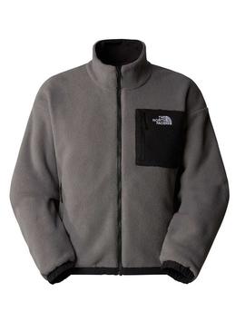 Jaqueta polar The North Face Yumiori reversível cinza para homem