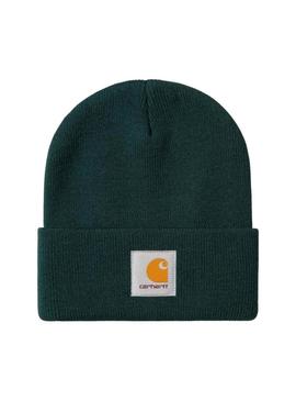 Touca Carhartt Watch Short verde para mulheres e homens