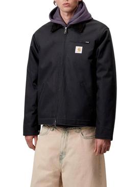 Jaqueta Carhartt Detroit preta para homem.
