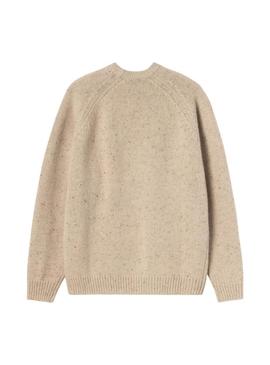 Camisola Carhartt Anglistic bege para homem