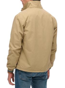 Jaqueta Superdry Nylon Coach camel para homem