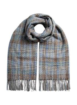 Cachecol Pieces Jofie azul para mulher