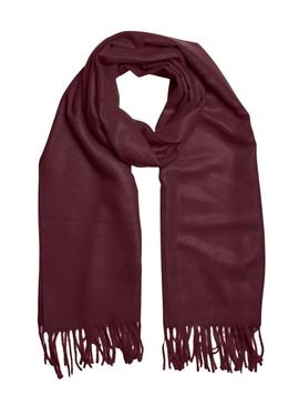 Cachecol Pieces Pcnoah granate para mulher