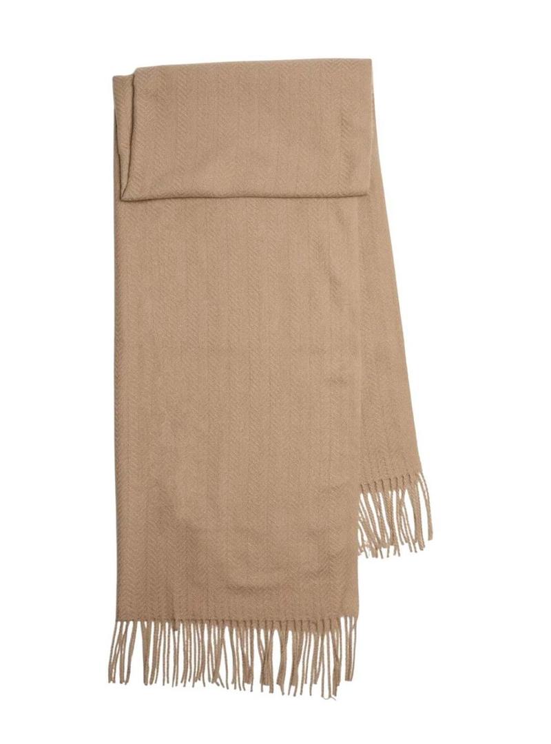 Cachecol Pieces Pckial camelo para mulher.